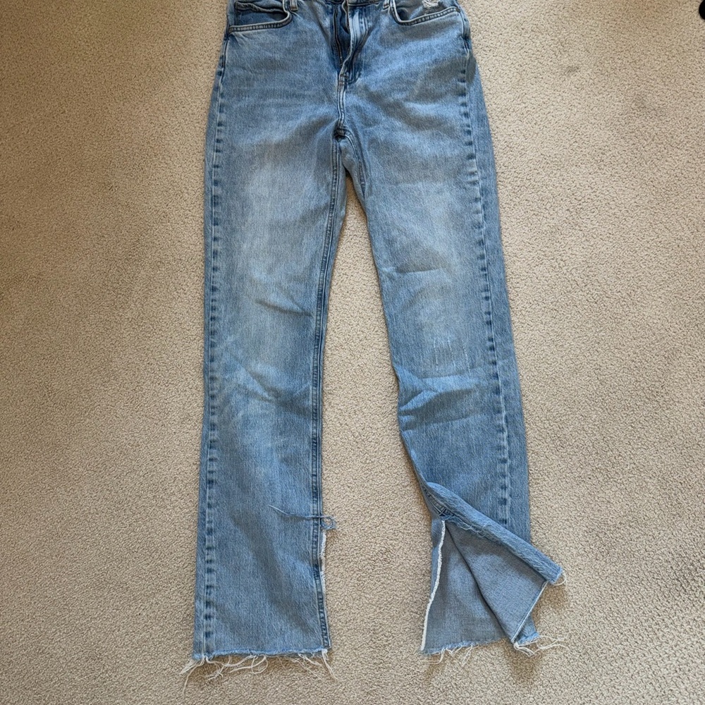 Zara Light Blue Boot-Cut Women's Jeans
